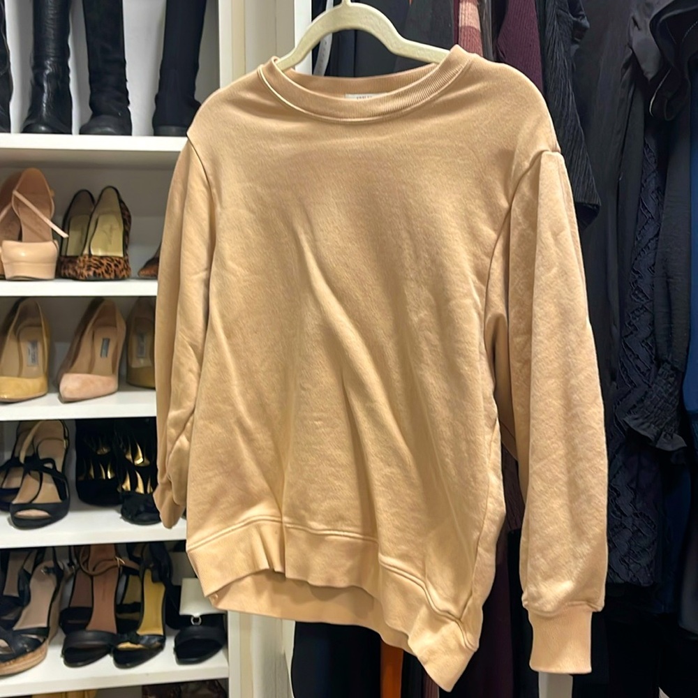 AGOLDE 3/4 sleeve crewneck sweatshirt, size small